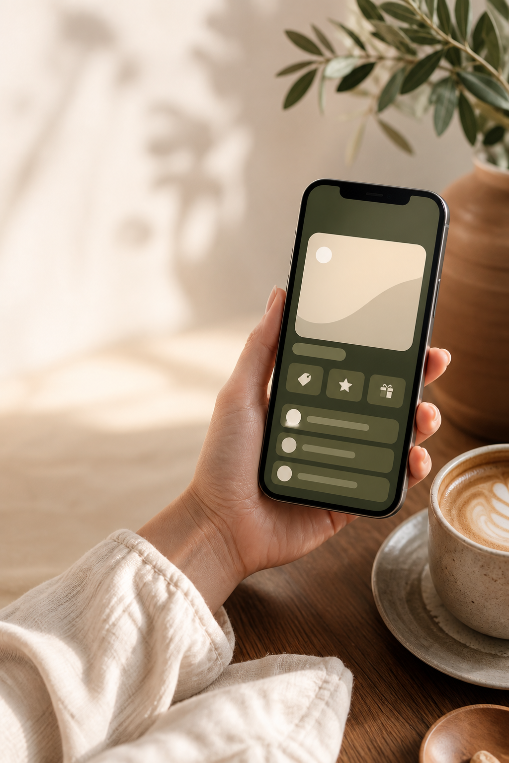 A client using a mobile partner perks experience